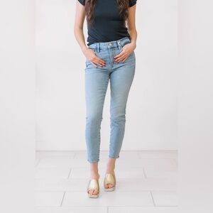 FRAME Le High Skinny Crop Jeans Colorado 32